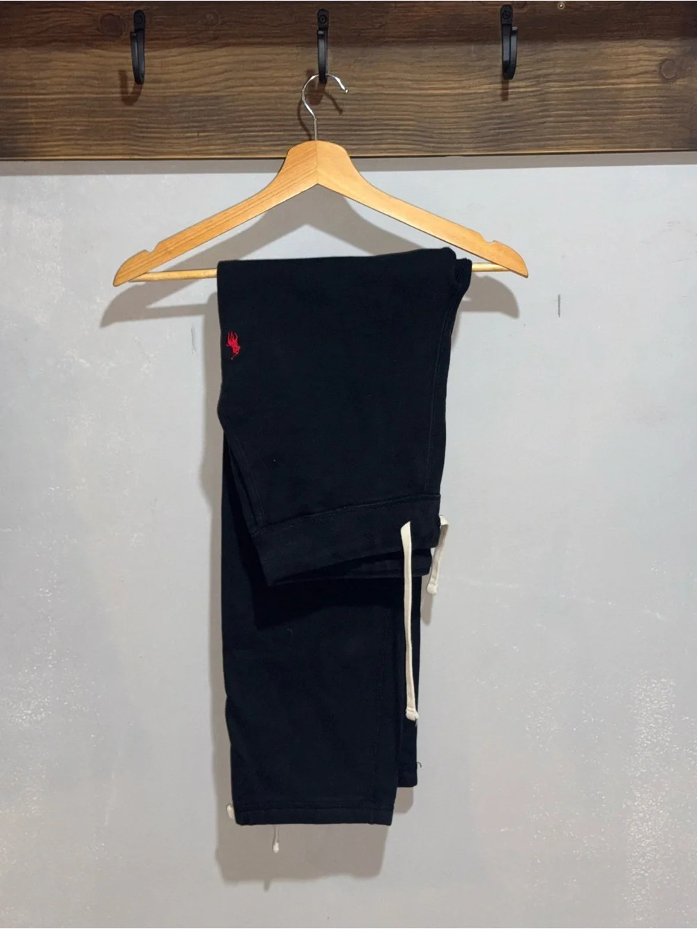 Polo by Ralph Lauren Men’s Small Black Sweat pants with Drawstring